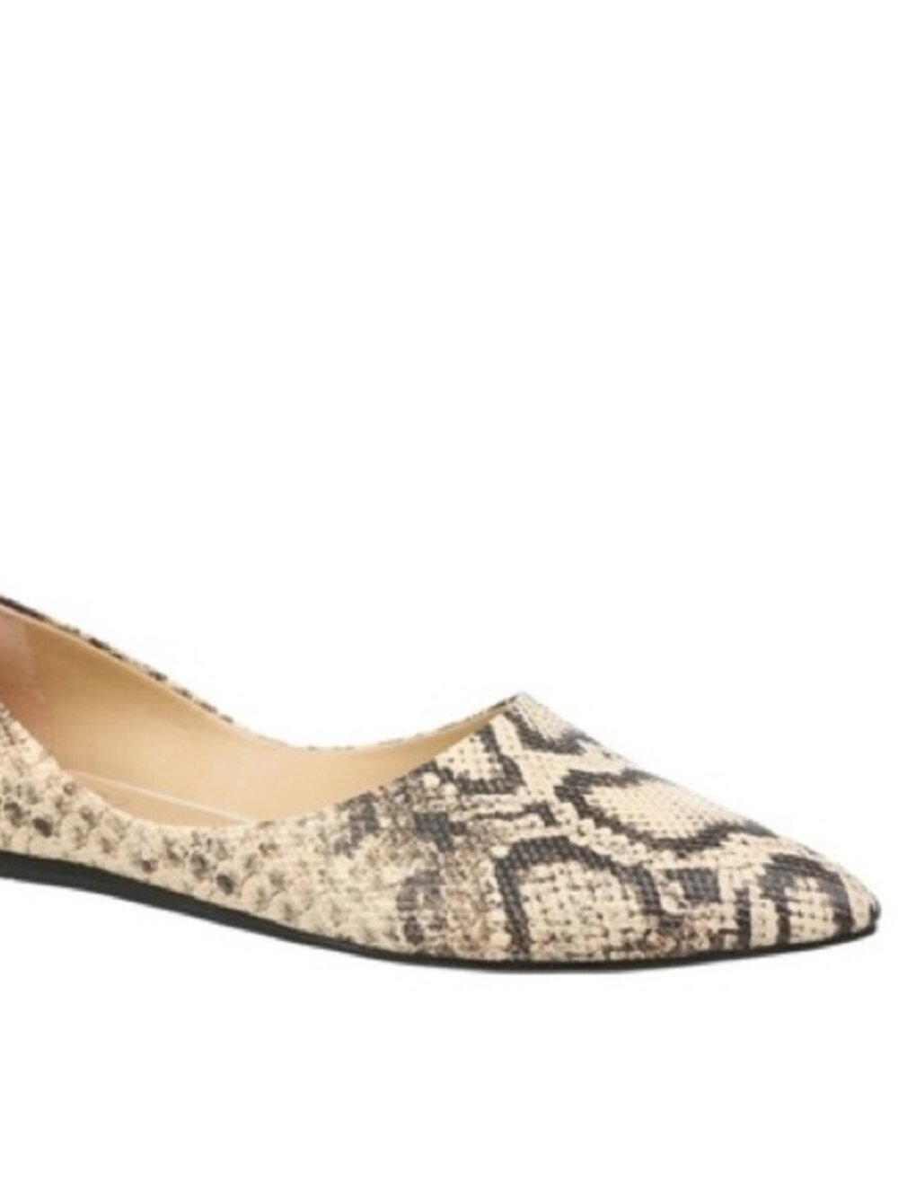 Franco Sarto Hazeline Snakeskin Flat Size 7.5 - Picture 1 of 7